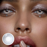 Lentes de contacto de color gris claro Perola